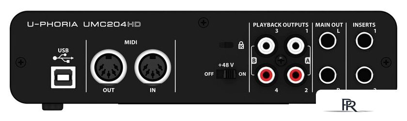  Behringer U-Phoria UMC204HD - Изображение №4 — Интернет-магазин ПроЗаказ