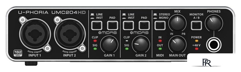  Behringer U-Phoria UMC204HD - Изображение №2 — Интернет-магазин ПроЗаказ