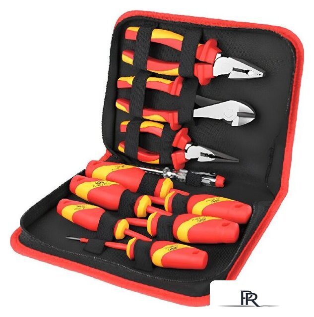 Электромонтажный набор Deli DQ91003 (10 предметов) - Изображение №1 — Интернет-магазин ПроЗаказ