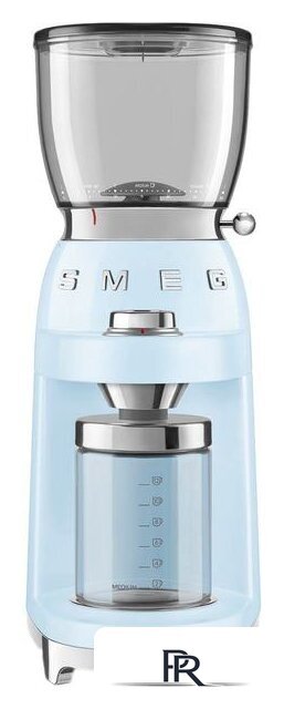 Электрическая кофемолка Smeg CGF01PBEU (пастельный голубой) - Изображение №1 — Интернет-магазин ПроЗаказ