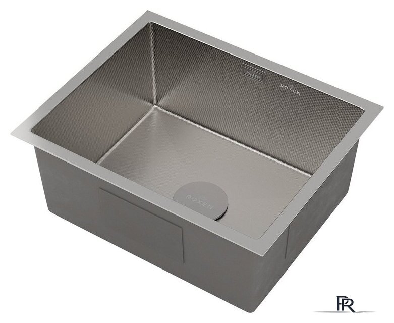 Кухонная мойка Roxen Uno 560210-54-GR сатин/текстурная (с ролл-матом и дозатором) - Изображение №11 — Интернет-магазин ПроЗаказ