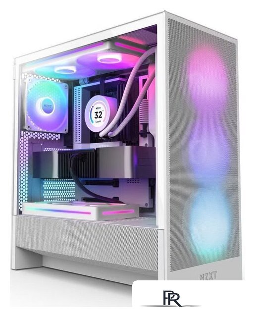 Корпус NZXT H5 Flow RGB 2024 CC-H52FW-R1 - Изображение №1 — Интернет-магазин ПроЗаказ