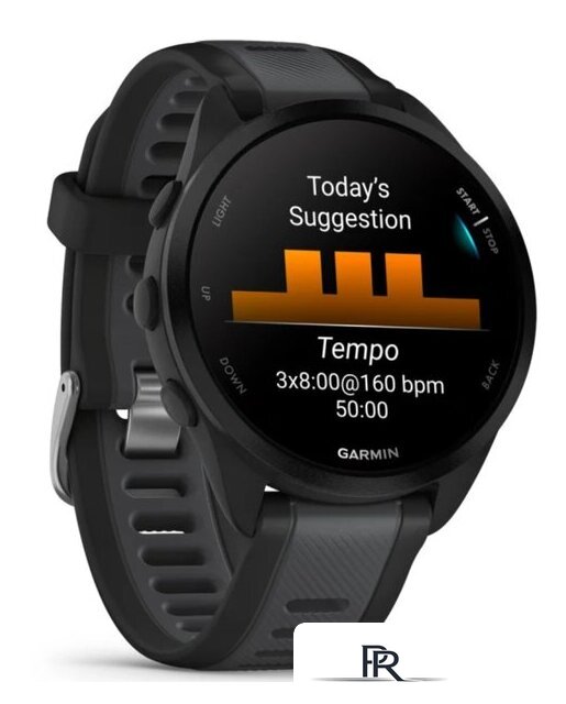 Умные часы Garmin Forerunner 165 (черный/сланцево-серый) - Изображение №3 — Интернет-магазин ПроЗаказ