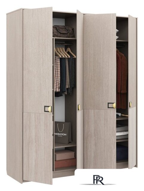 Шкаф распашной Аквилон Муза №24 (тира/кадена вуд) - Изображение №4 — Интернет-магазин ПроЗаказ