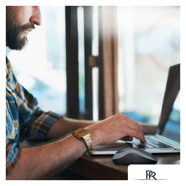 Мышь Logitech M185 (черный/синий) - Изображение №5 — Интернет-магазин ПроЗаказ