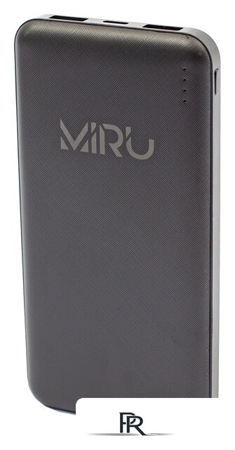 Внешний аккумулятор Miru 3000 (черный) - Изображение №1 — Интернет-магазин ПроЗаказ