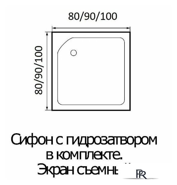 Душевой уголок River Morava XL 90/24 MT (с поддоном) - Изображение №6 — Интернет-магазин ПроЗаказ