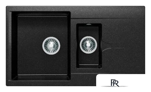 Кухонная мойка Polygran Brig-870 (черный 16) - Изображение №1 — Интернет-магазин ПроЗаказ