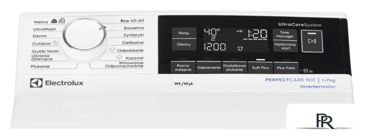 Стиральная машина с вертикальной загрузкой Electrolux UltraCare 800 EW8TN3372P - Изображение №2 — Интернет-магазин ПроЗаказ