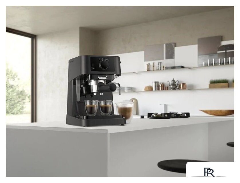 Рожковая кофеварка DeLonghi Stilosa EC235.BK - Изображение №6 — Интернет-магазин ПроЗаказ