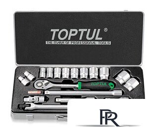 Набор трещотка с головками Toptul GCAD1802 18 предметов - Изображение №1 — Интернет-магазин ПроЗаказ