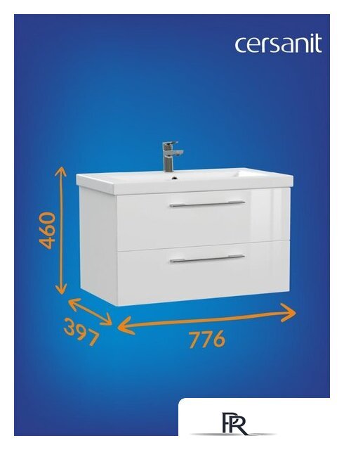  Cersanit Тумба под умывальник Lara 80 Como 80 64137 - Изображение №8 — Интернет-магазин ПроЗаказ