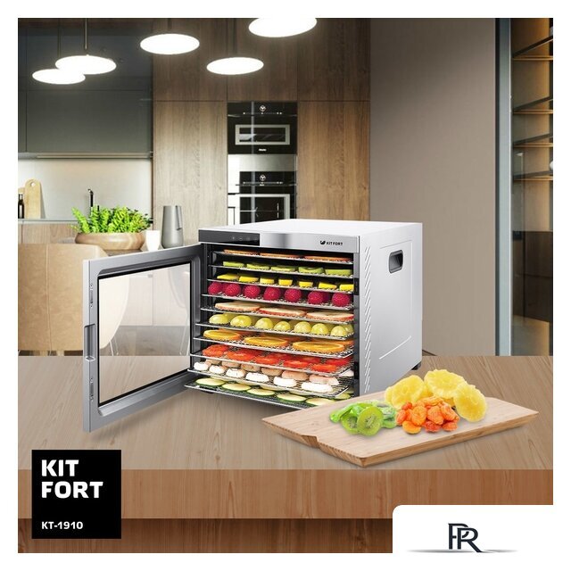 Сушилка для овощей и фруктов Kitfort KT-1910 - Изображение №7 — Интернет-магазин ПроЗаказ