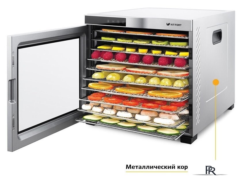 Сушилка для овощей и фруктов Kitfort KT-1910 - Изображение №2 — Интернет-магазин ПроЗаказ