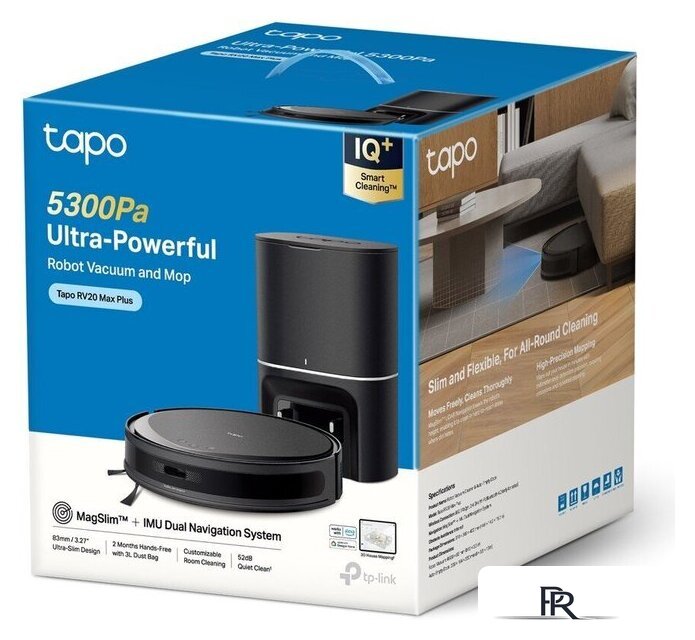 Робот-пылесос TP-Link Tapo RV20 Max Plus (черный) - Изображение №11 — Интернет-магазин ПроЗаказ