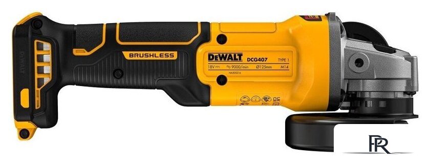 Угловая шлифмашина DeWalt DCG407N (без АКБ) - Изображение №3 — Интернет-магазин ПроЗаказ