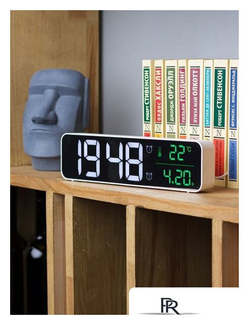 Будильник ArtStyle CL-W81WGR (белый) - Изображение №4 — Интернет-магазин ПроЗаказ