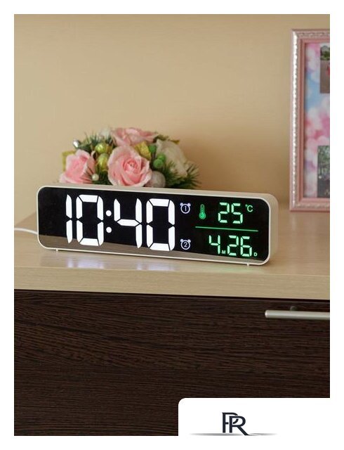 Будильник ArtStyle CL-W81WGR (белый) - Изображение №5 — Интернет-магазин ПроЗаказ