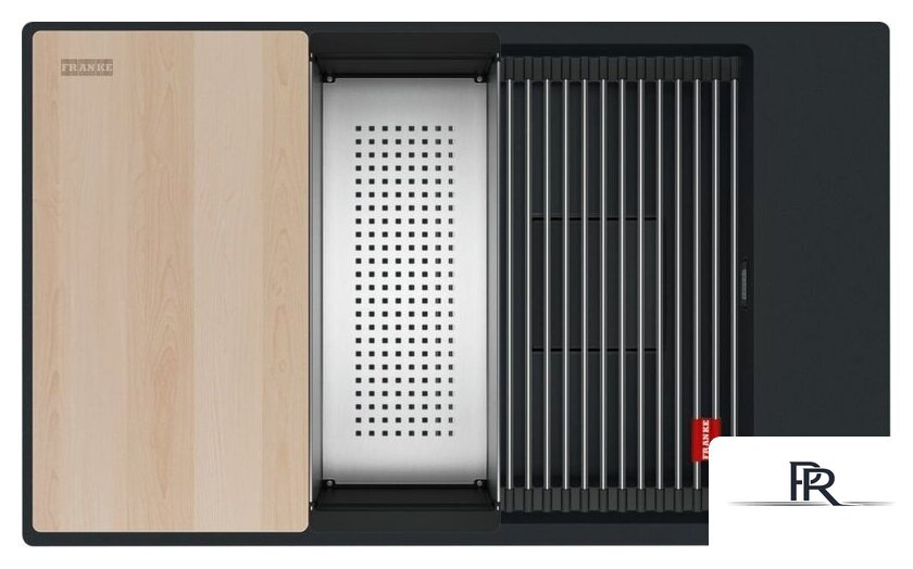 Кухонная мойка Franke Kanon KNG PRO 110-62 125.0749.672 (черный матовый) - Изображение №1 — Интернет-магазин ПроЗаказ