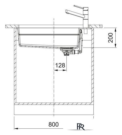 Кухонная мойка Franke Kanon KNG PRO 110-62 125.0749.672 (черный матовый) - Изображение №7 — Интернет-магазин ПроЗаказ