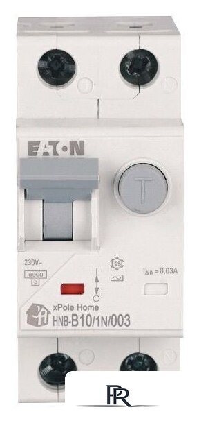 Дифференциальный автомат Eaton HNB-B101N003 1P+N 10А В 6кА 30мА АС 2М 195119 - Изображение №3 — Интернет-магазин ПроЗаказ