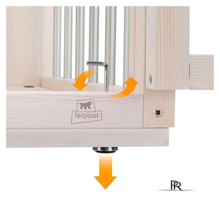 Клетка Ferplast Dog Fort 87040311 - Изображение №7 — Интернет-магазин ПроЗаказ