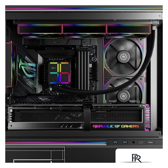 Система жидкостного охлаждения для процессора Thermalright Magic Qube 360 ARGB (черный) - Изображение №7 — Интернет-магазин ПроЗаказ