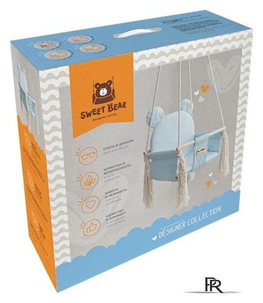 Подвесные качели Лидер Sweet Bear 70501 (лазурный) - Изображение №4 — Интернет-магазин ПроЗаказ