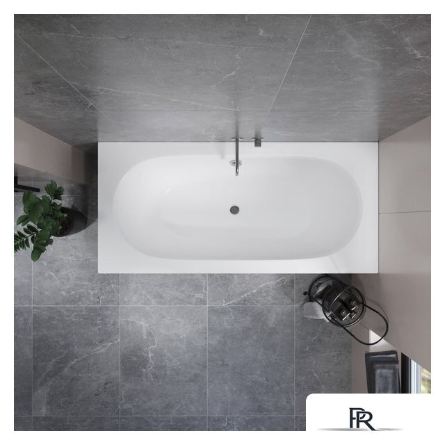 Ванна Lauter Ava 170 21208070 (с ножками, серым подголовником и белым лиц. экраном) - Изображение №14 — Интернет-магазин ПроЗаказ