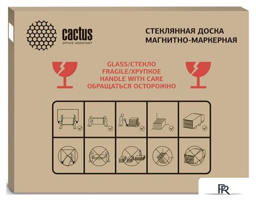 Магнитно-маркерная доска CACTUS CS-GBD-90x120-BK - Изображение №3 — Интернет-магазин ПроЗаказ