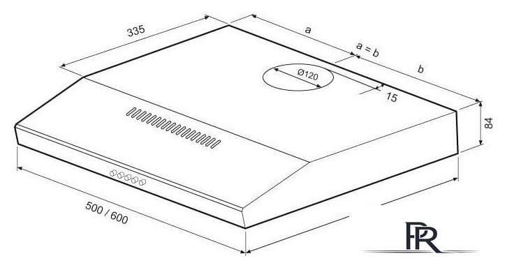 Кухонная вытяжка Krona EVA 600 PB (белый) - Изображение №2 — Интернет-магазин ПроЗаказ