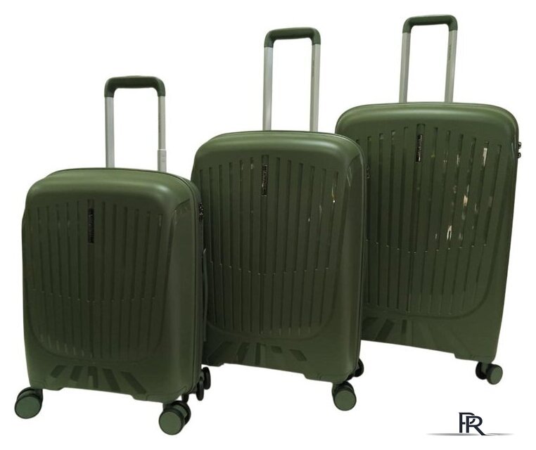 Чемодан-спиннер Mironpan 23107 (L, хаки) - Изображение №6 — Интернет-магазин ПроЗаказ