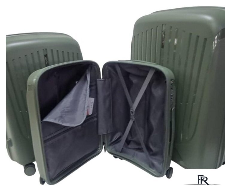 Чемодан-спиннер Mironpan 23107 (L, хаки) - Изображение №4 — Интернет-магазин ПроЗаказ