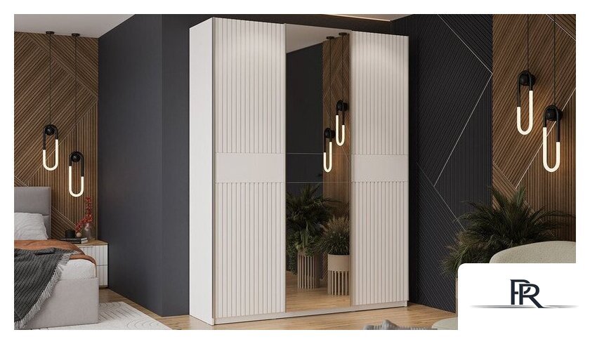 Шкаф-купе Трия Оскар Хилтон Т2 1800 271099 (ручка серебро/белый снег/белый матовый) - Изображение №4 — Интернет-магазин ПроЗаказ