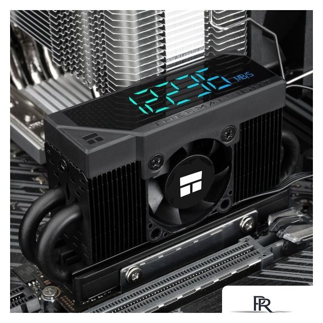Кулер для SSD Thermalright HR-10 2280 PRO Digital (черный) - Изображение №4 — Интернет-магазин ПроЗаказ