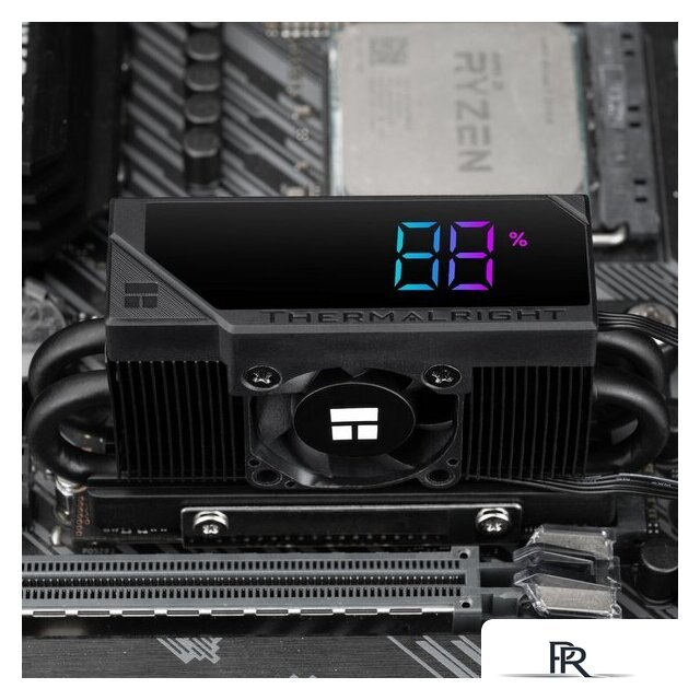 Кулер для SSD Thermalright HR-10 2280 PRO Digital (черный) - Изображение №6 — Интернет-магазин ПроЗаказ