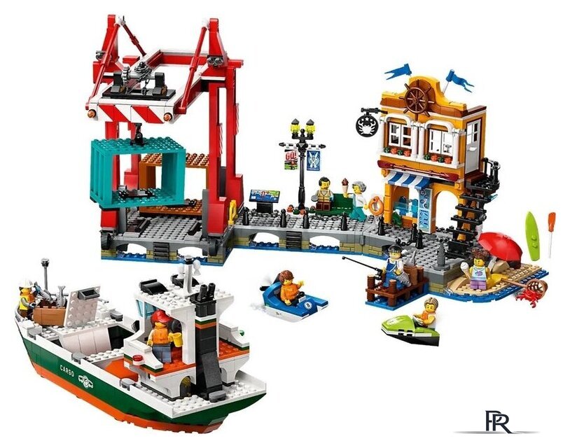Конструктор LEGO City 60422 Морской порт с грузовым судном - Изображение №4 — Интернет-магазин ПроЗаказ