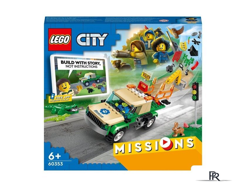 Конструктор LEGO City 60353 Миссии по спасению диких животных - Изображение №5 — Интернет-магазин ПроЗаказ
