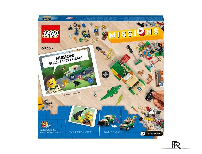 Конструктор LEGO City 60353 Миссии по спасению диких животных - Изображение №7 — Интернет-магазин ПроЗаказ