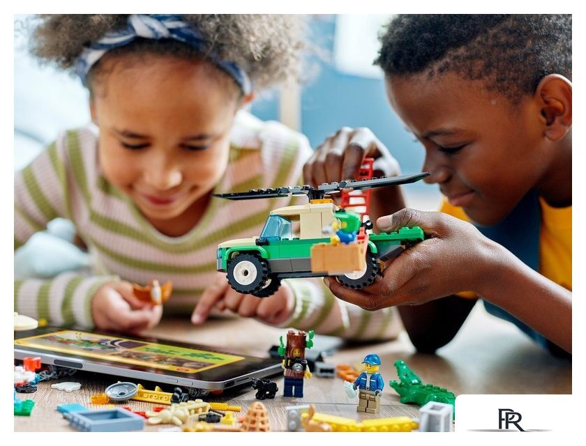 Конструктор LEGO City 60353 Миссии по спасению диких животных - Изображение №3 — Интернет-магазин ПроЗаказ