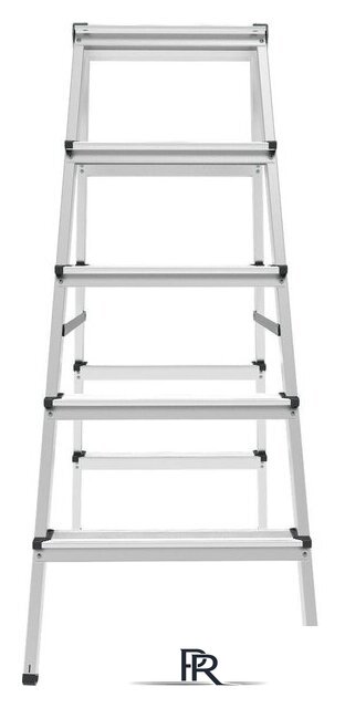 Лестница-стремянка Новая высота NV 112 алюминиевая двухсторонняя 2x5 ступеней - Изображение №3 — Интернет-магазин ПроЗаказ
