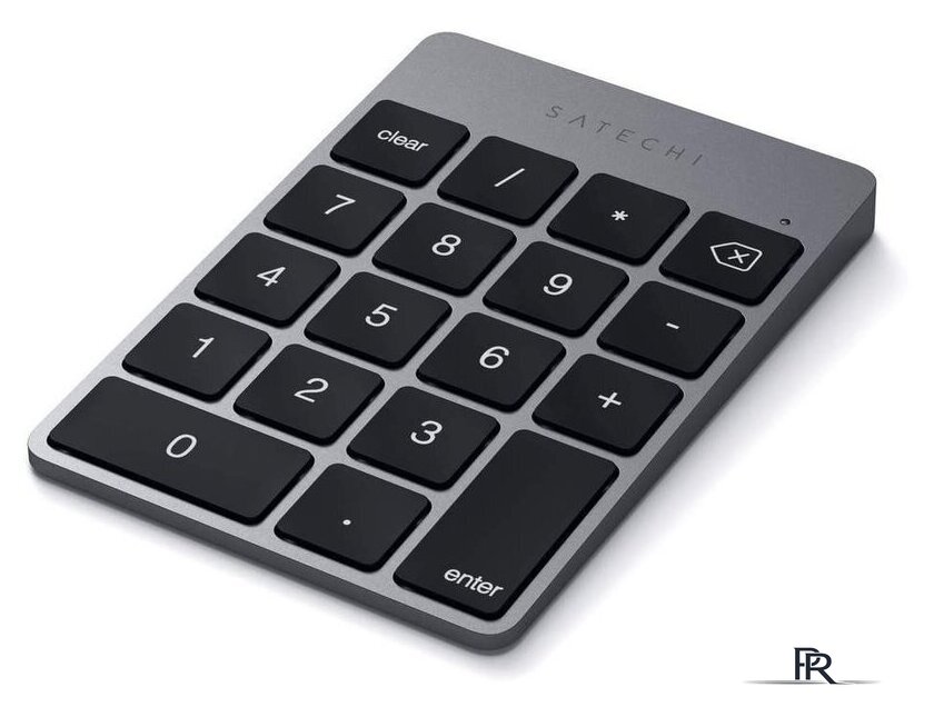 Цифровой блок Satechi Aluminum Slim Rechargeable Bluetooth Keypad (серый космос) - Изображение №6 — Интернет-магазин ПроЗаказ