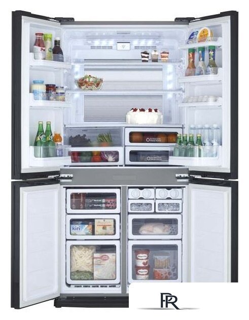 Четырёхдверный холодильник Sharp SJEX93PBE - Изображение №2 — Интернет-магазин ПроЗаказ