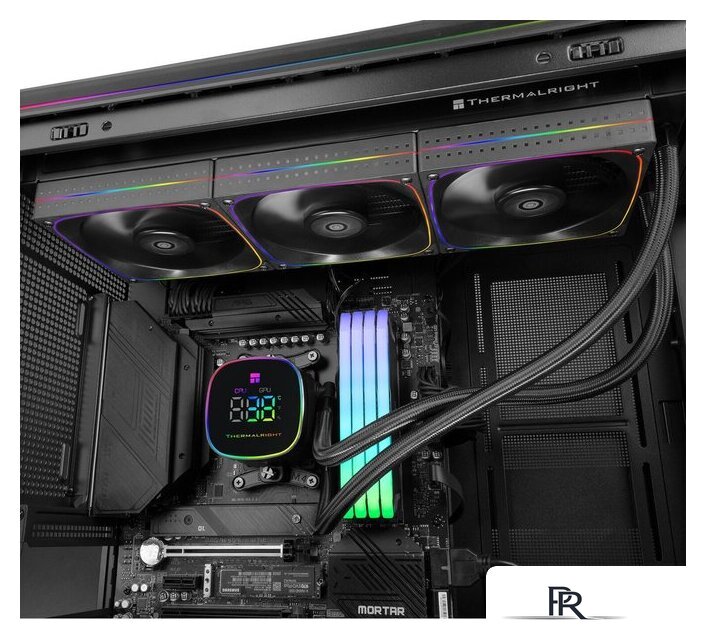 Система жидкостного охлаждения для процессора Thermalright Frozen Horizon 360 Digital ARGB (черный) - Изображение №9 — Интернет-магазин ПроЗаказ