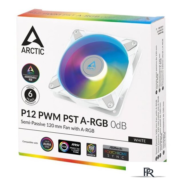 Вентилятор для корпуса Arctic P12 PWM PST A-RGB 0dB ACFAN00254A - Изображение №9 — Интернет-магазин ПроЗаказ