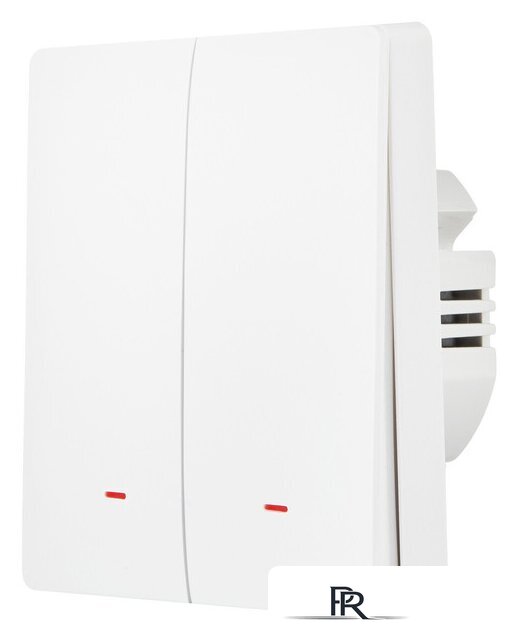 Выключатель Hommyn zigbee 2 клавиши SWZBNN02W (без нейтрали) - Изображение №1 — Интернет-магазин ПроЗаказ