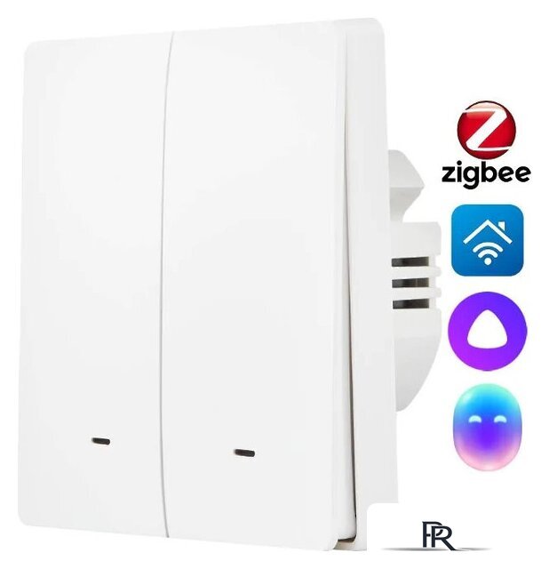 Выключатель Hommyn zigbee 2 клавиши SWZBNN02W (без нейтрали) - Изображение №16 — Интернет-магазин ПроЗаказ