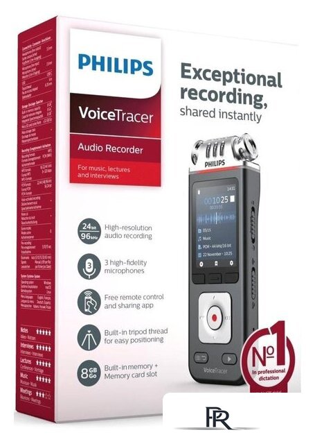 Диктофон Philips DVT6115 - Изображение №6 — Интернет-магазин ПроЗаказ