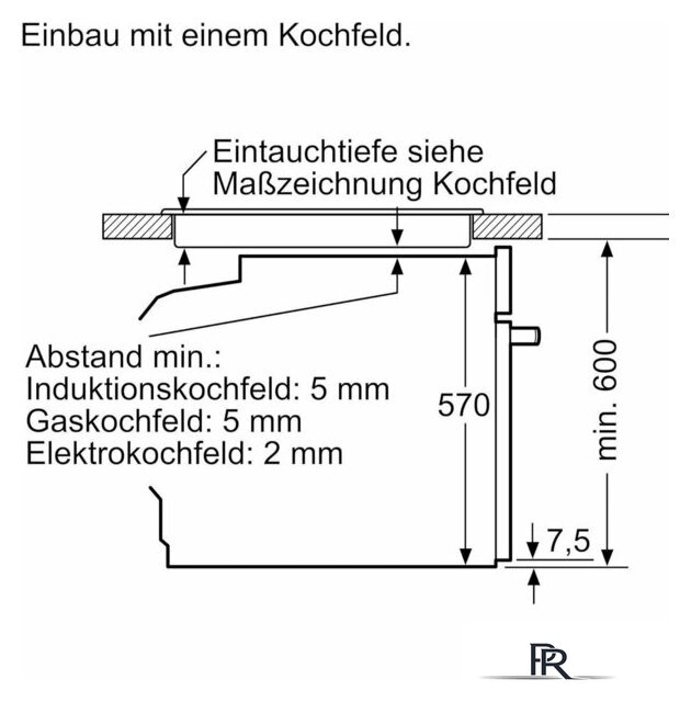 Электрический духовой шкаф Bosch Serie 2 HBA571BB4 - Изображение №8 — Интернет-магазин ПроЗаказ
