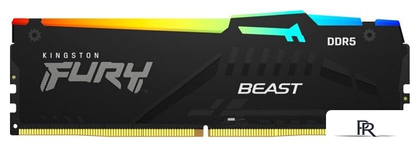 Оперативная память Kingston FURY Beast RGB 32ГБ DDR5 5200 МГц KF552C40BB2A-32 - Изображение №1 — Интернет-магазин ПроЗаказ